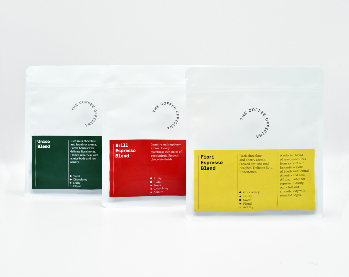 The Coffee Officina Espresso Blend Selection