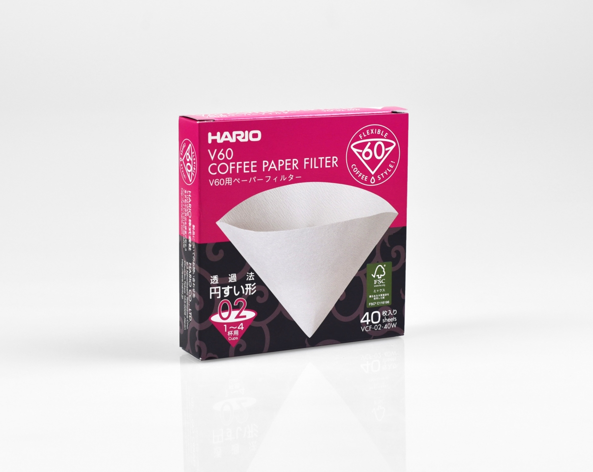 The Coffee Officina Hario V60 Filter Paper Size 02