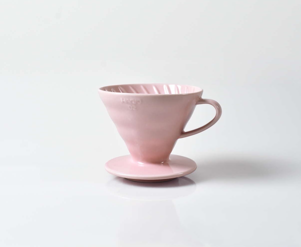 The Coffee Officina Hario V60 Ceramic Dripper Pink